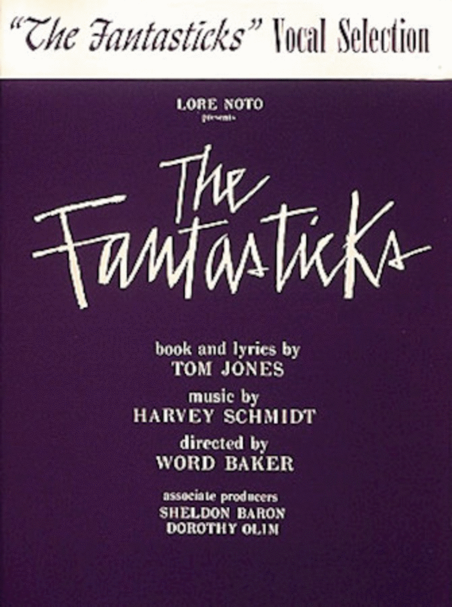 The Fantasticks Piano, Vocal, Guitar scores gallery preview page 1