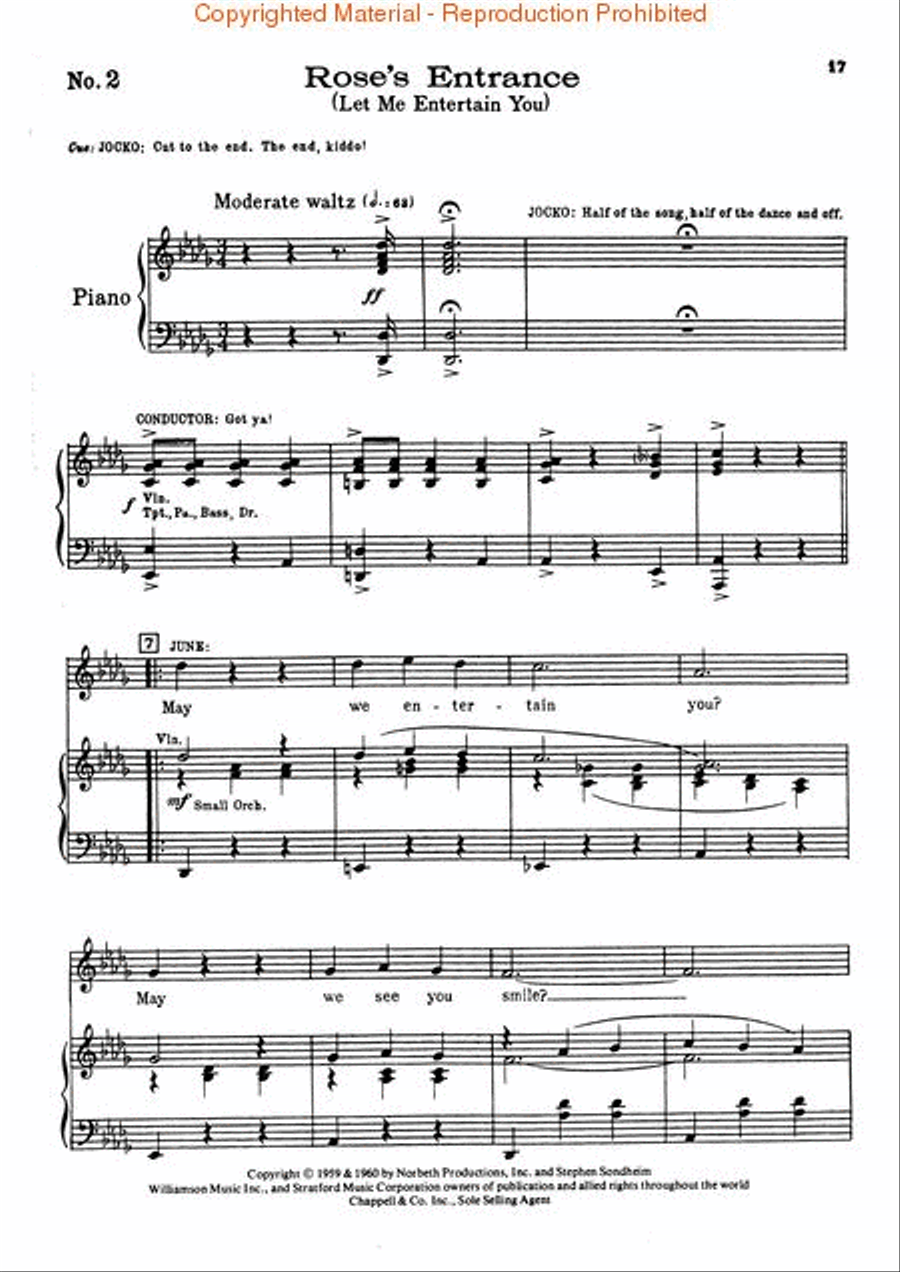 Gypsy Gypsy Voice scores gallery preview page 3