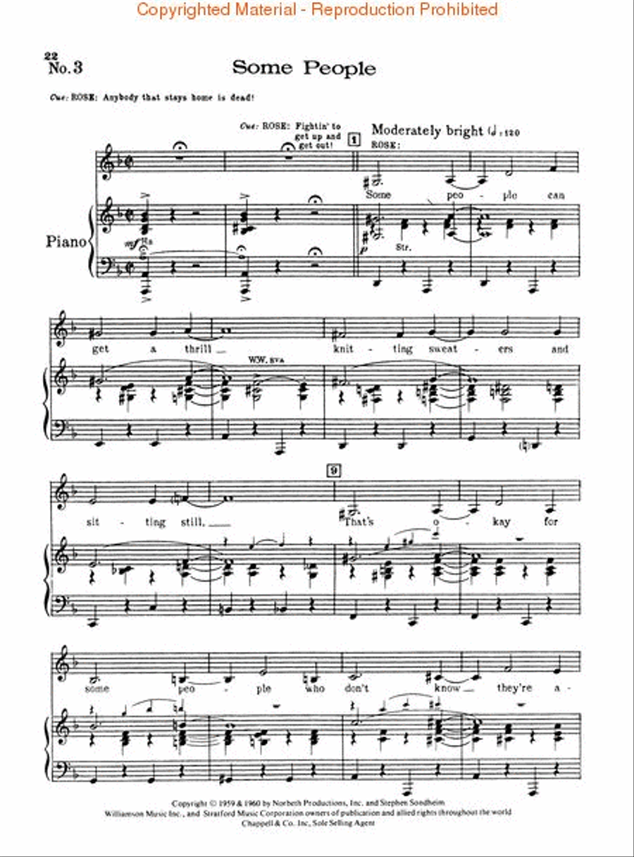 Gypsy Gypsy Voice scores gallery preview page 4