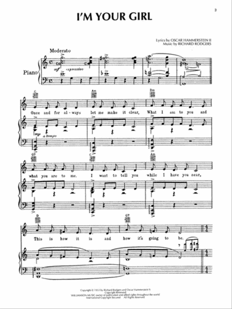 Me and Juliet Piano, Vocal, Guitar scores gallery preview page 3