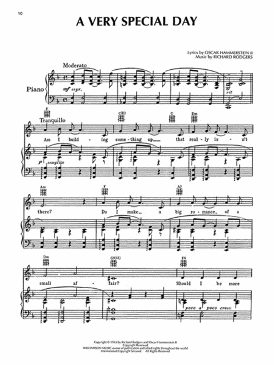 Me and Juliet Piano, Vocal, Guitar scores gallery preview page 4