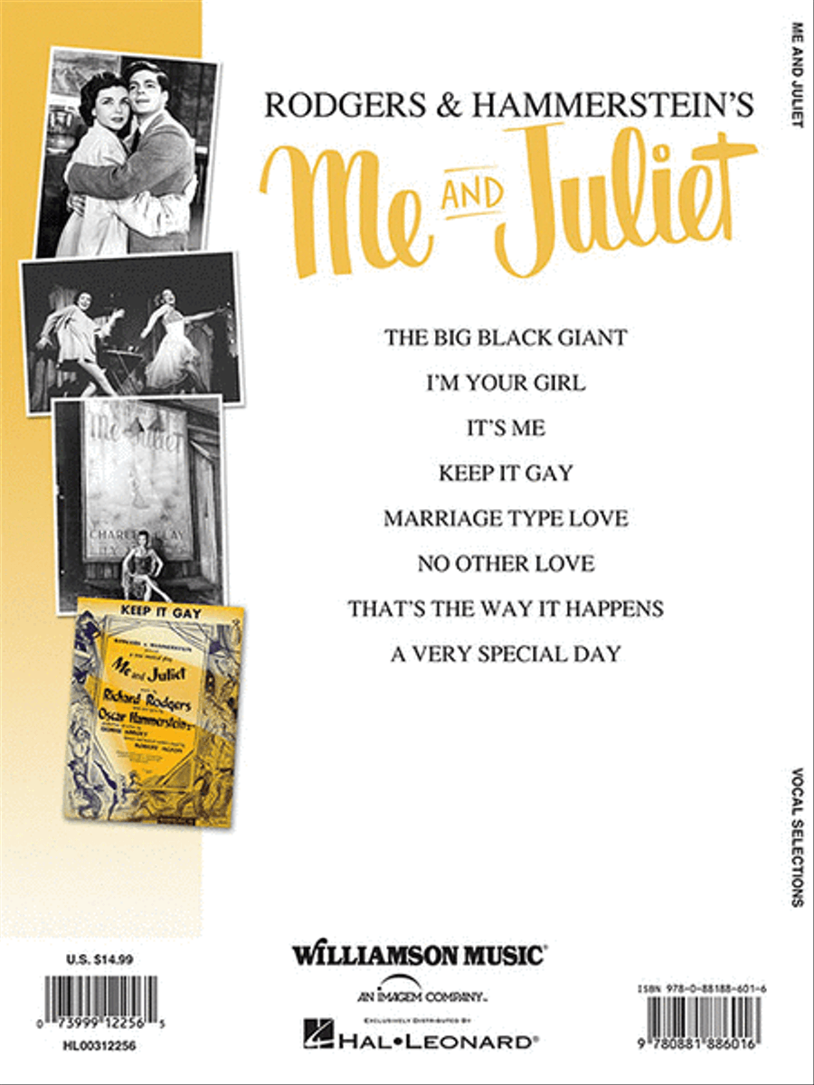 Me and Juliet Piano, Vocal, Guitar scores gallery preview page 5