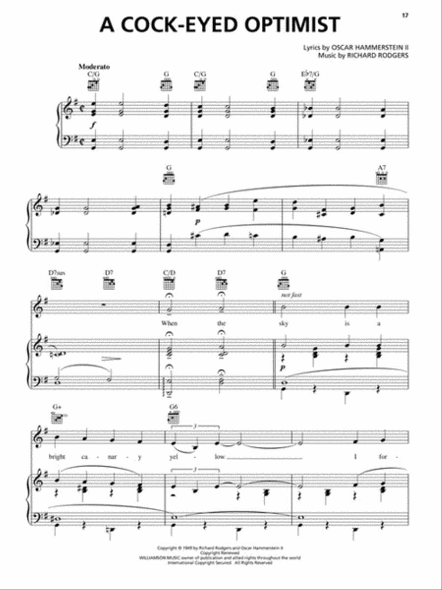 South Pacific South Pacific Piano, Vocal, Guitar scores gallery preview page 5