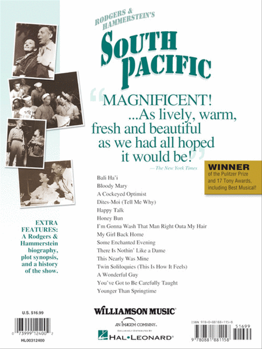 South Pacific South Pacific Piano, Vocal, Guitar scores gallery preview page 6