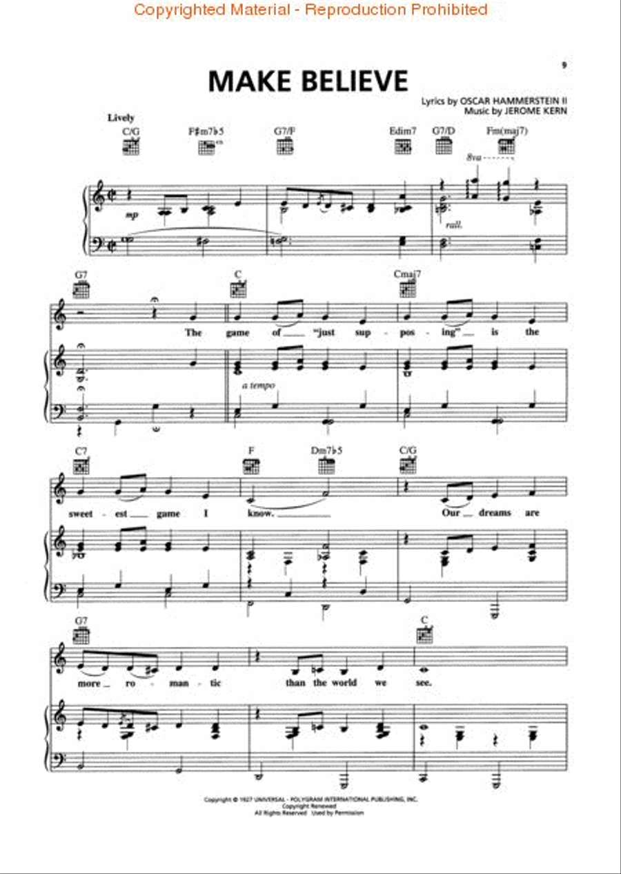 Show Boat Piano, Vocal, Guitar scores gallery preview page 2