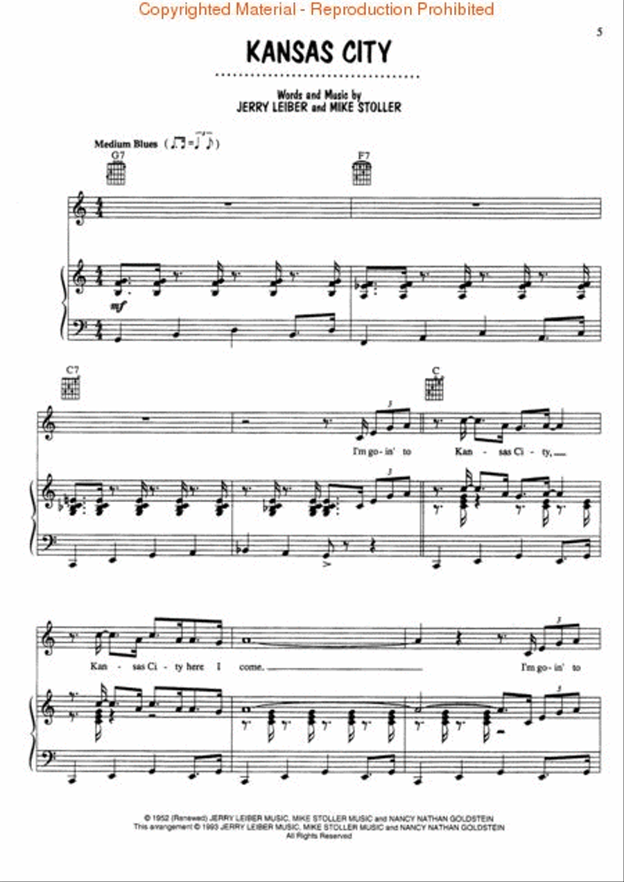 Smokey Joe's Cafe Piano, Vocal, Guitar scores gallery preview page 2