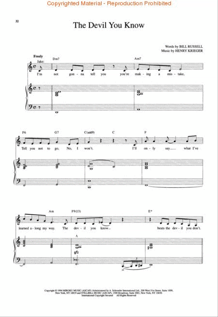 Side Show Piano, Vocal, Guitar scores gallery preview page 3