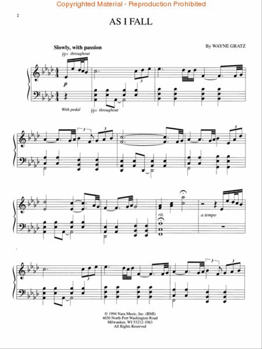 Narada New Age Piano Sampler 2 Piano Solo scores gallery preview page 2