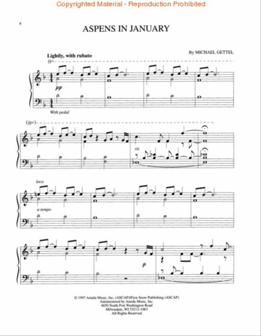 Narada New Age Piano Sampler 2 Piano Solo scores gallery preview page 3
