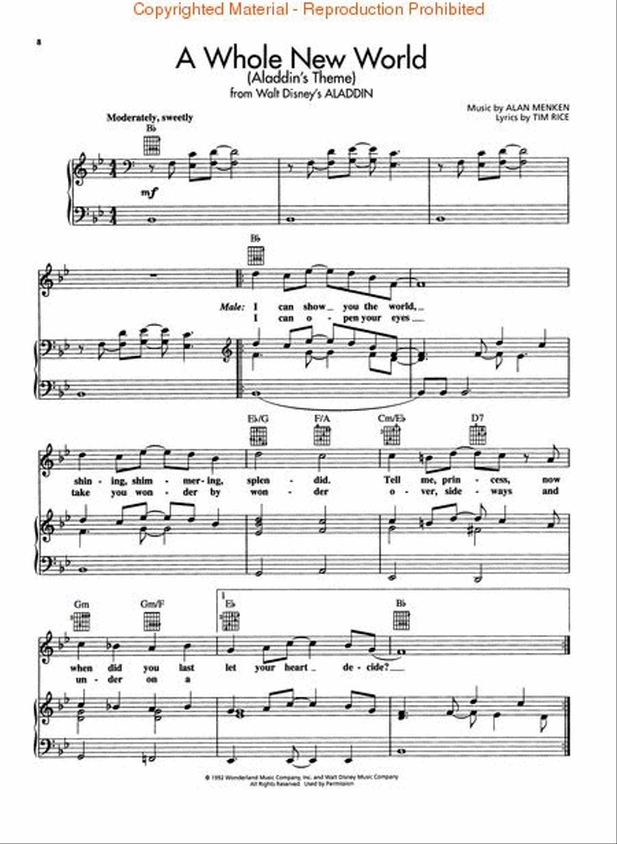 Disney's Greatest Pop Hits Piano, Vocal, Guitar scores gallery preview page 3