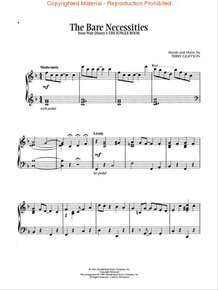 Disney at the Piano Piano Solo scores gallery preview page 2