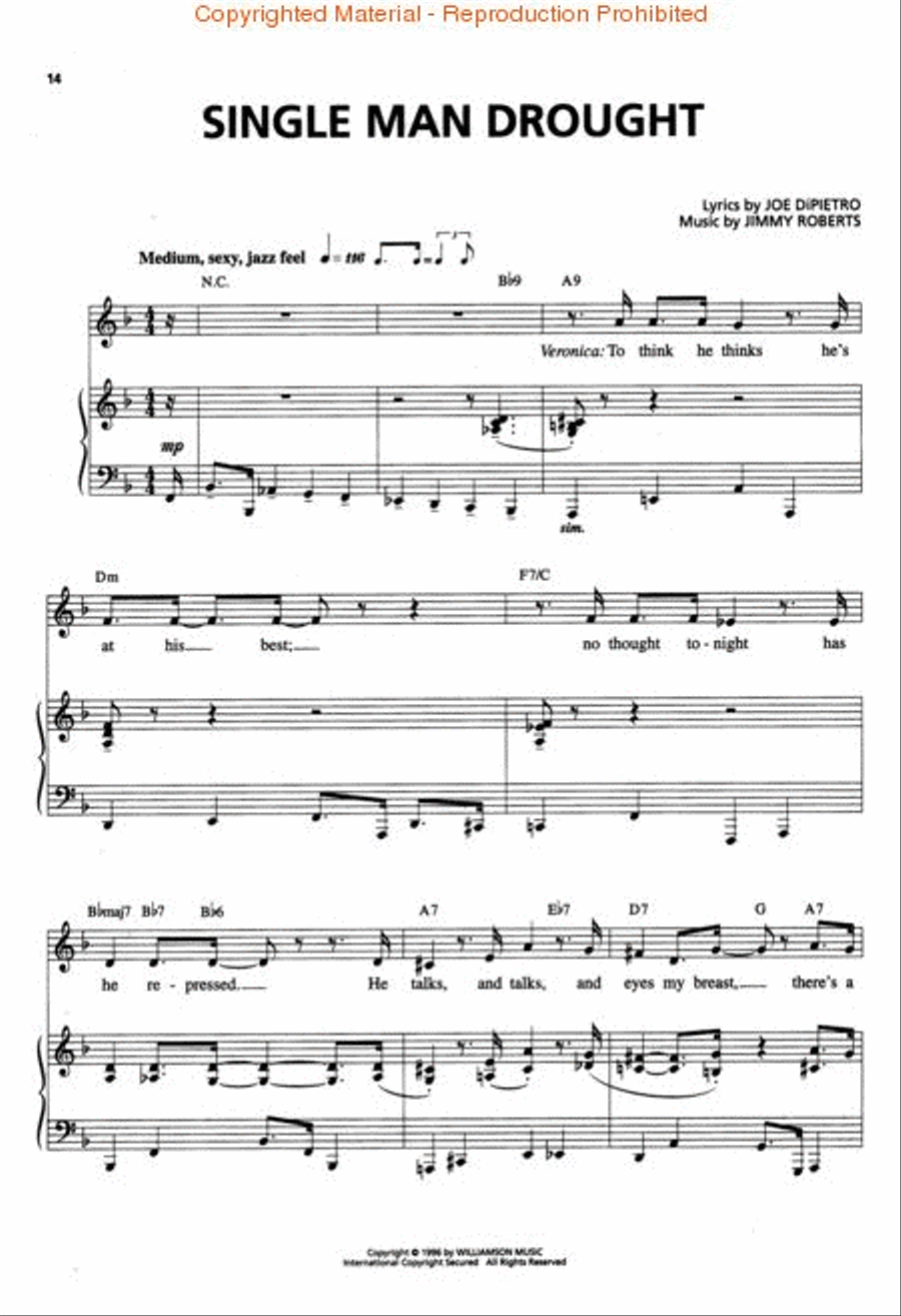 I Love You, You're Perfect, Now Change Piano, Vocal, Guitar scores gallery preview page 3