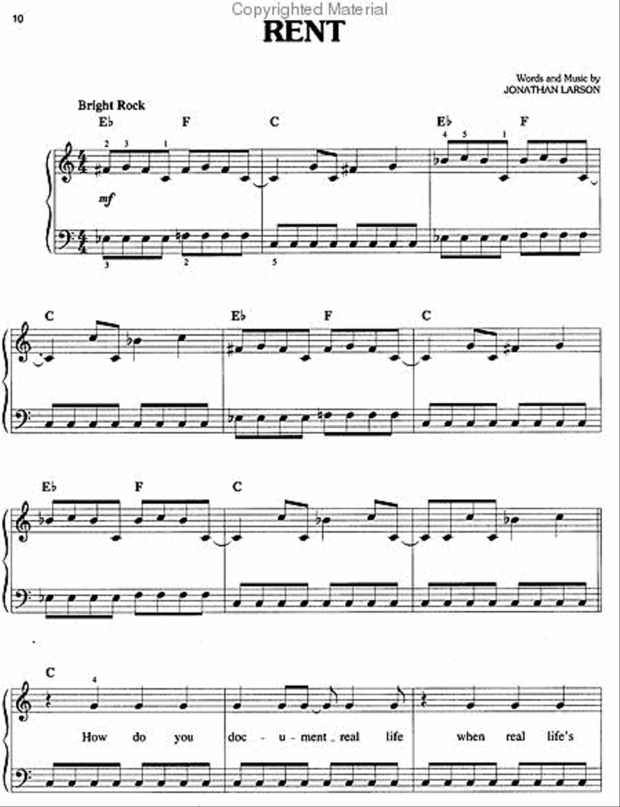 Rent Piano scores gallery preview page 2