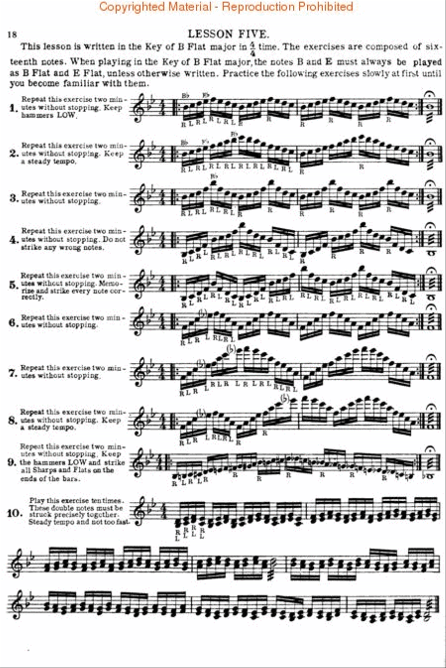 Instruction Course for Xylophone scores gallery preview page 2