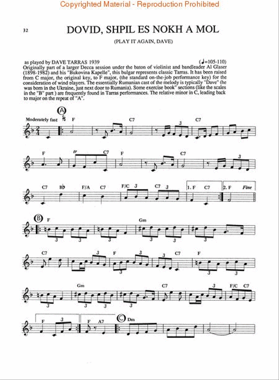 Compleat Klezmer Book CD CD scores gallery preview page 2