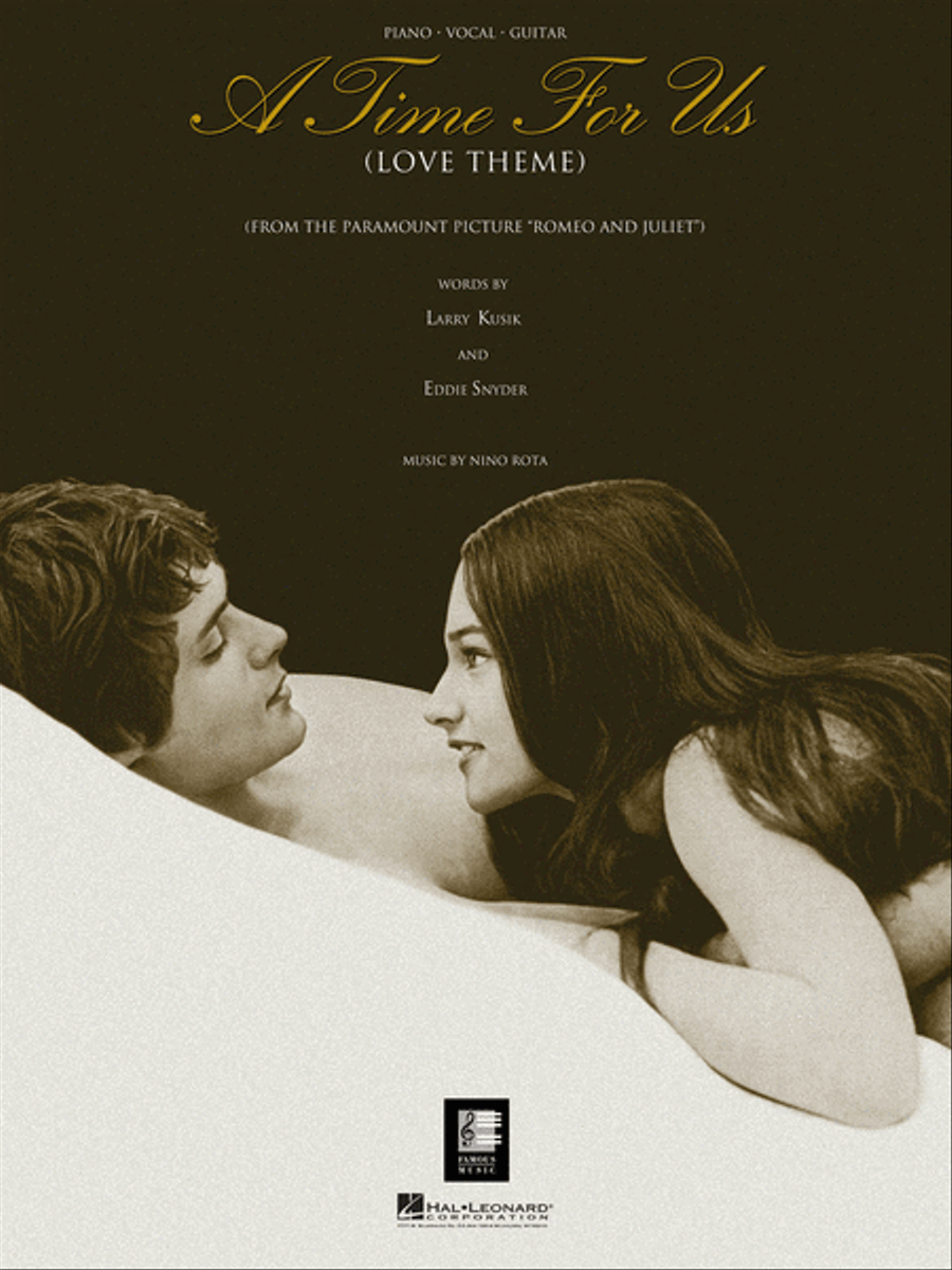 A Time for Us Piano, Vocal, Guitar scores gallery preview page 1