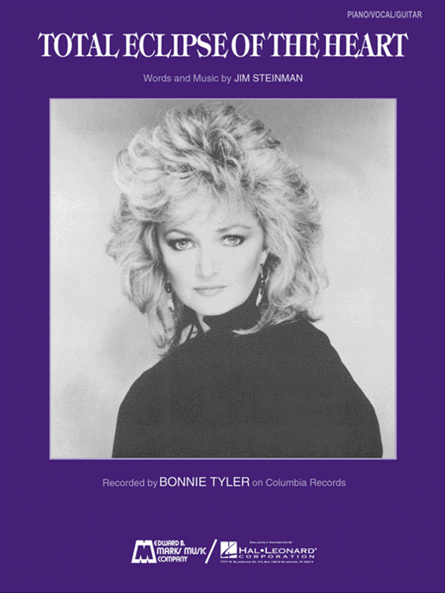 Total Eclipse Of The Heart Piano, Vocal, Guitar scores gallery preview page 1