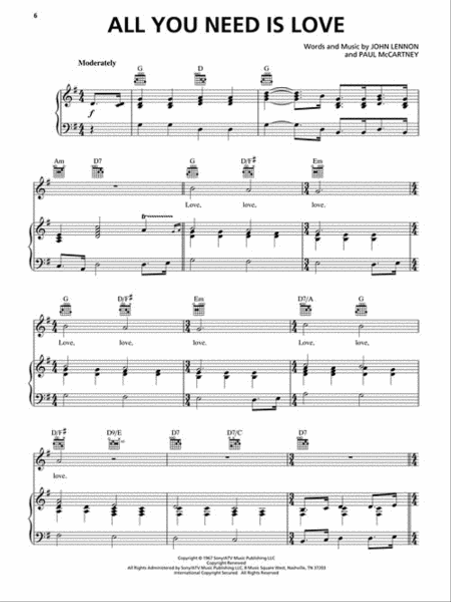 Love Songs of the Beatles - 2nd Edition scores gallery preview page 3