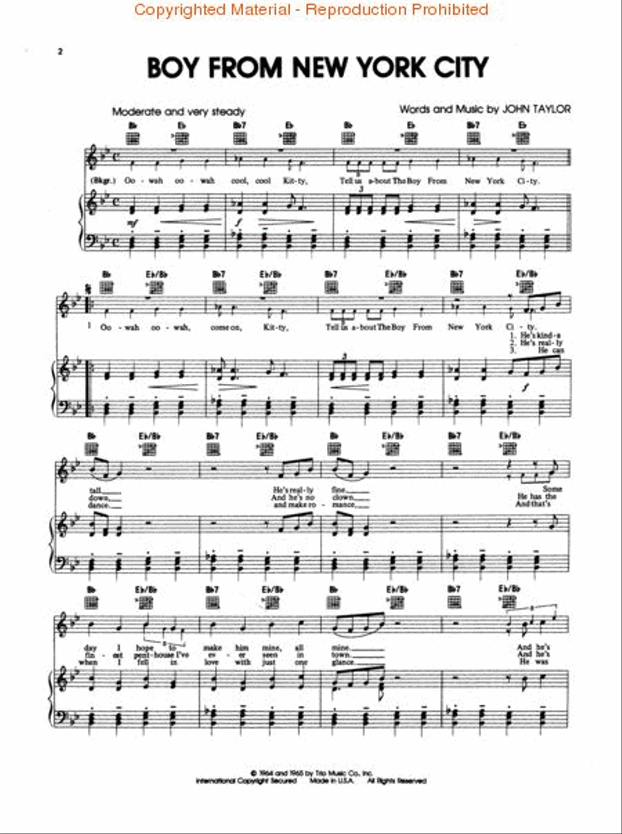 The Manhattan Transfer Songbook – 2nd Edition Piano, Vocal, Guitar scores gallery preview page 2