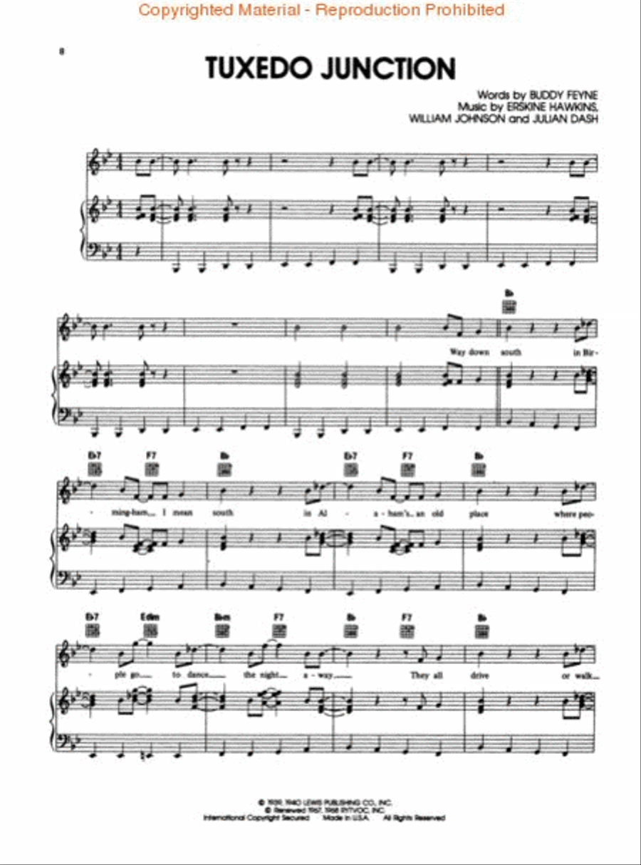 The Manhattan Transfer Songbook – 2nd Edition Piano, Vocal, Guitar scores gallery preview page 3