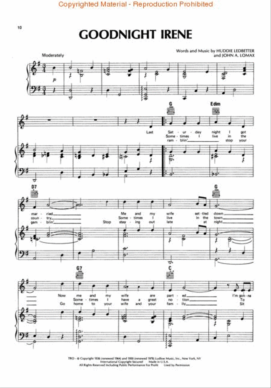 The Ernest Tubb Songbook Piano, Vocal, Guitar scores gallery preview page 3