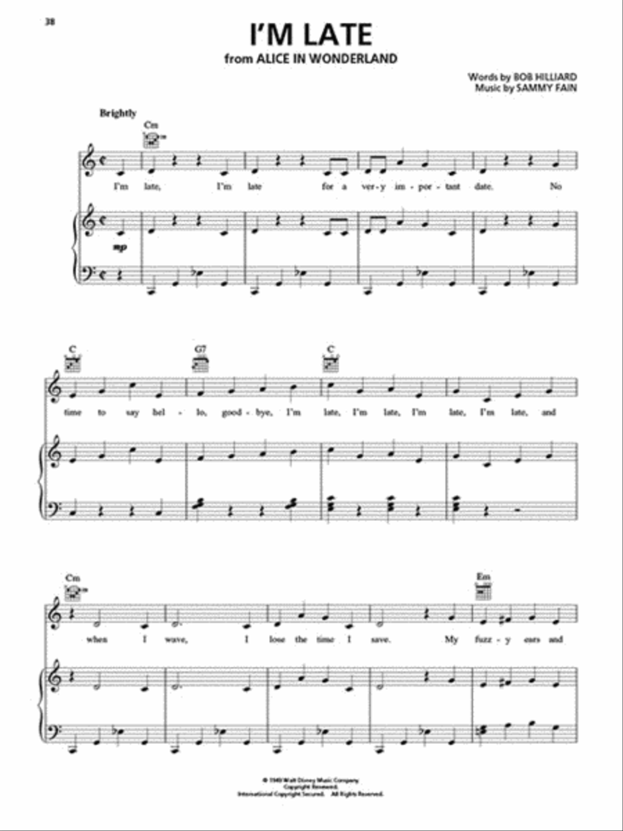 The Best of Disney – 2nd Edition Piano, Vocal, Guitar scores gallery preview page 4