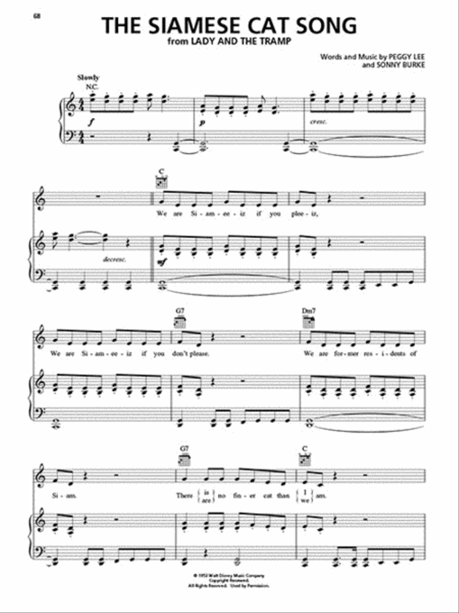 The Best of Disney – 2nd Edition Piano, Vocal, Guitar scores gallery preview page 5