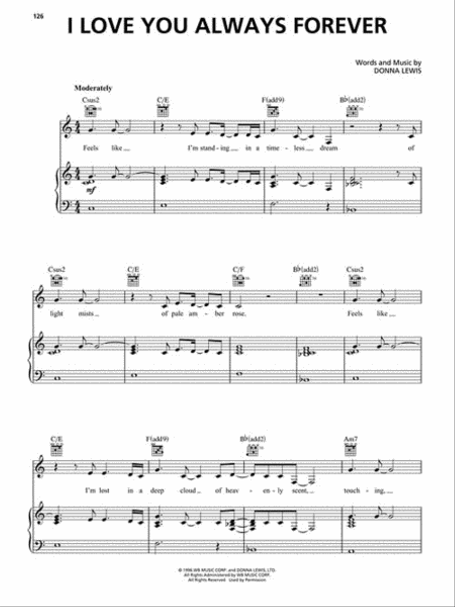 The Best Love Songs Ever – 3rd Edition Piano, Vocal, Guitar scores gallery preview page 3