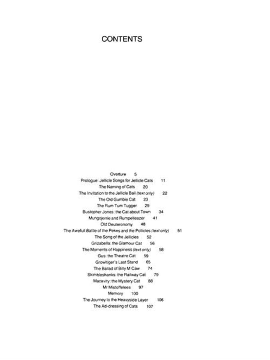 Cats Cats Piano, Vocal, Guitar scores gallery preview page 4