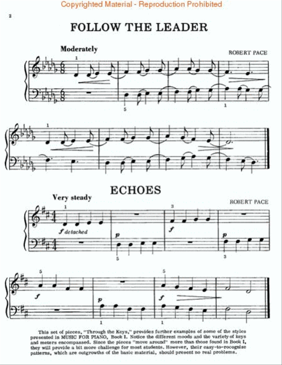 Through the Keys Piano Method scores gallery preview page 2
