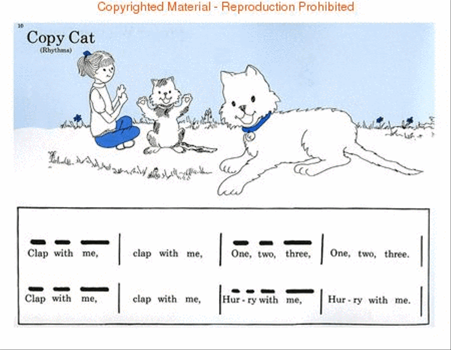 Moppets' Rhythms and Rhymes – Child's Book Piano Method scores gallery preview page 3