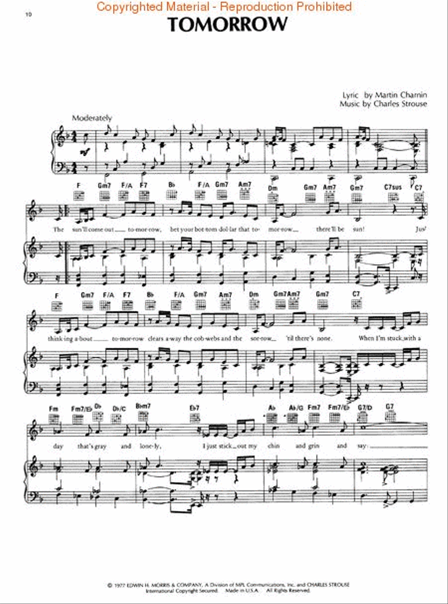 Annie Piano, Vocal, Guitar scores gallery preview page 2