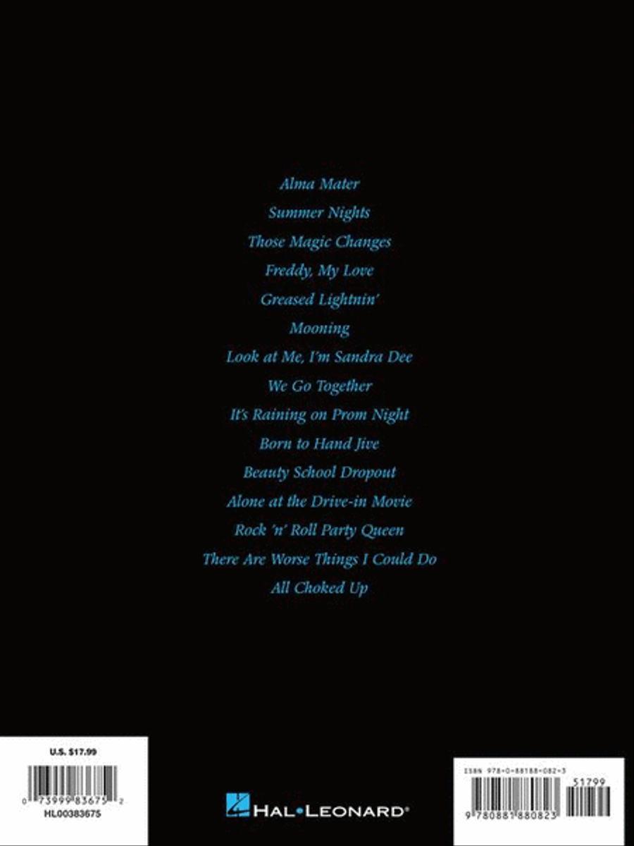 Grease Grease Piano, Vocal, Guitar scores gallery preview page 8
