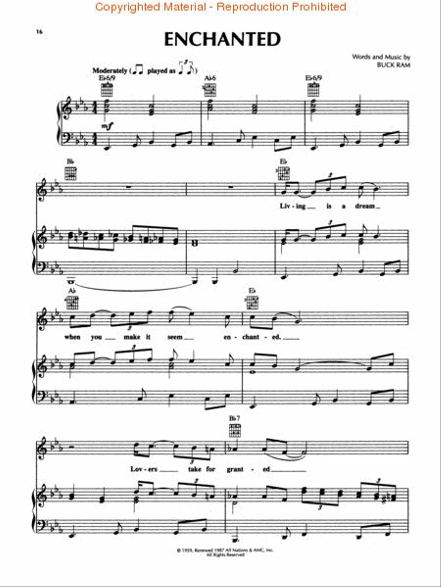 The Platters Anthology Piano, Vocal, Guitar scores gallery preview page 2