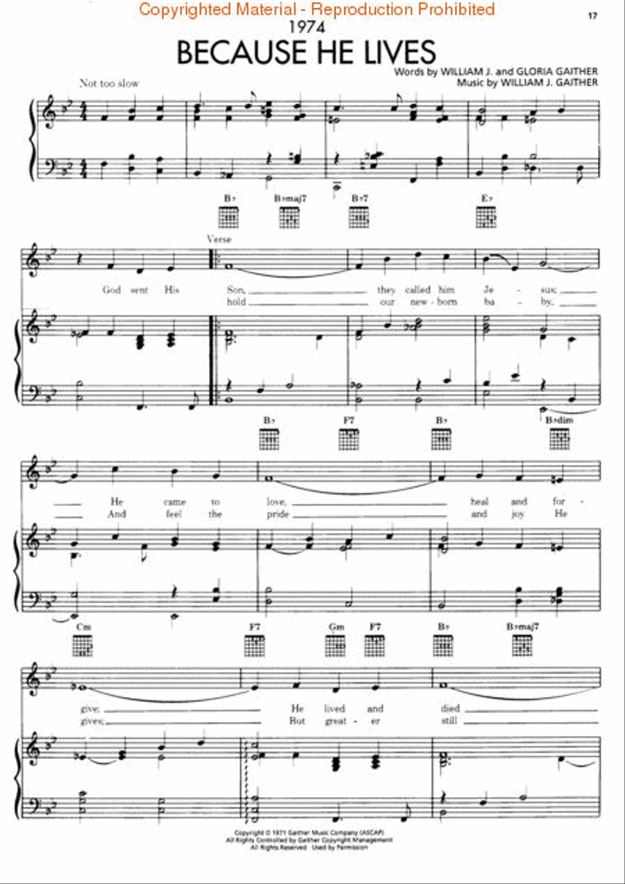 The Gospel Music Association's Song of the Year - 4th Edition Piano, Vocal, Guitar scores gallery preview page 4