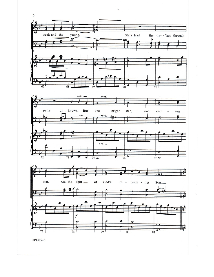 Follow the Star Follow the Star 4-Part scores gallery preview page 6