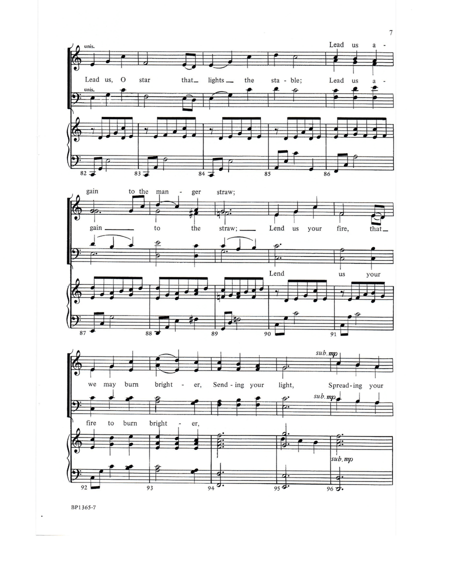 Follow the Star Follow the Star 4-Part scores gallery preview page 7