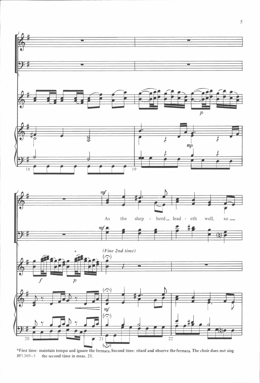 Sheep May Safely Graze 4-Part scores gallery preview page 5