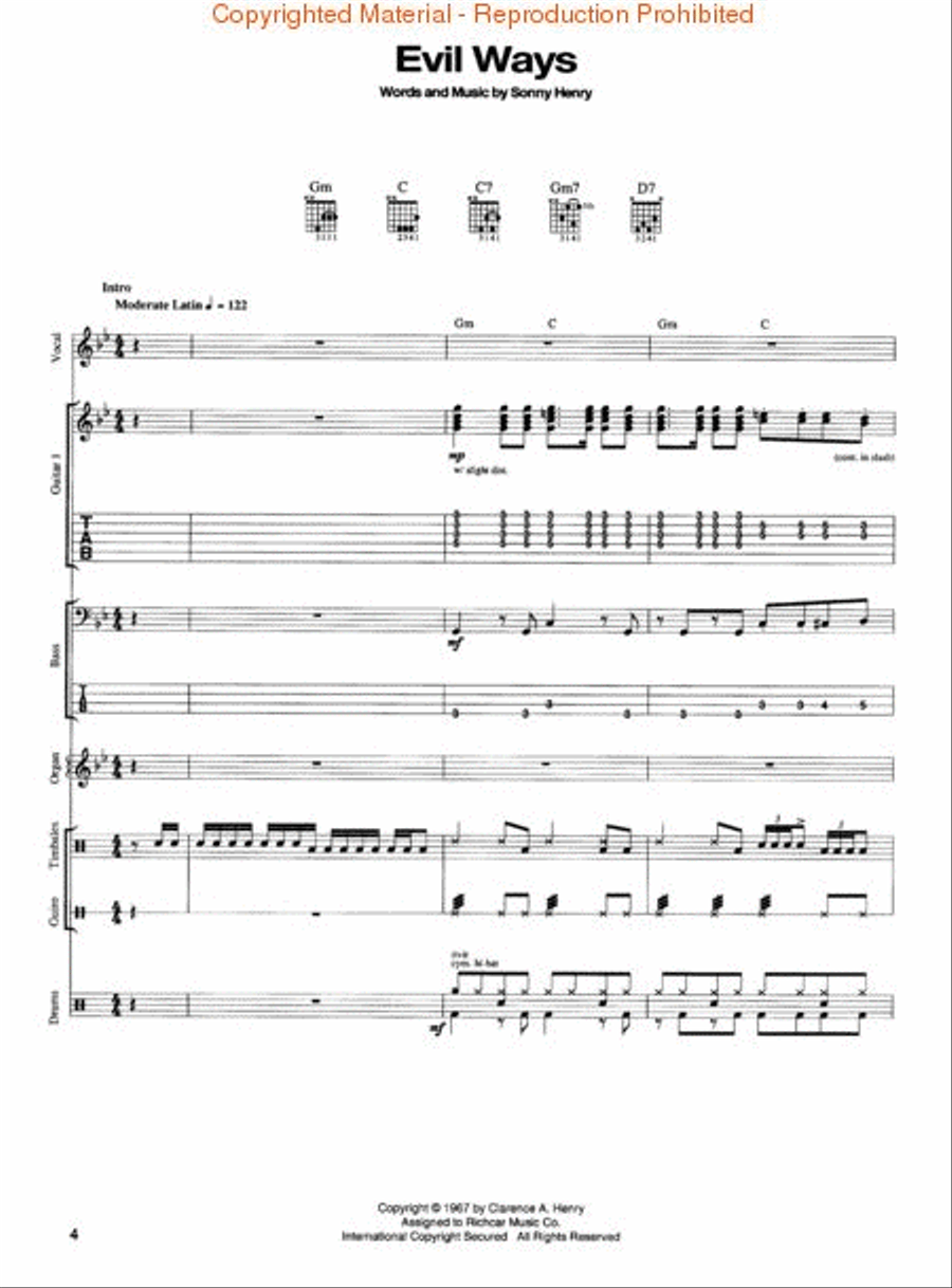 Santana's Greatest Hits Electric Guitar scores gallery preview page 3