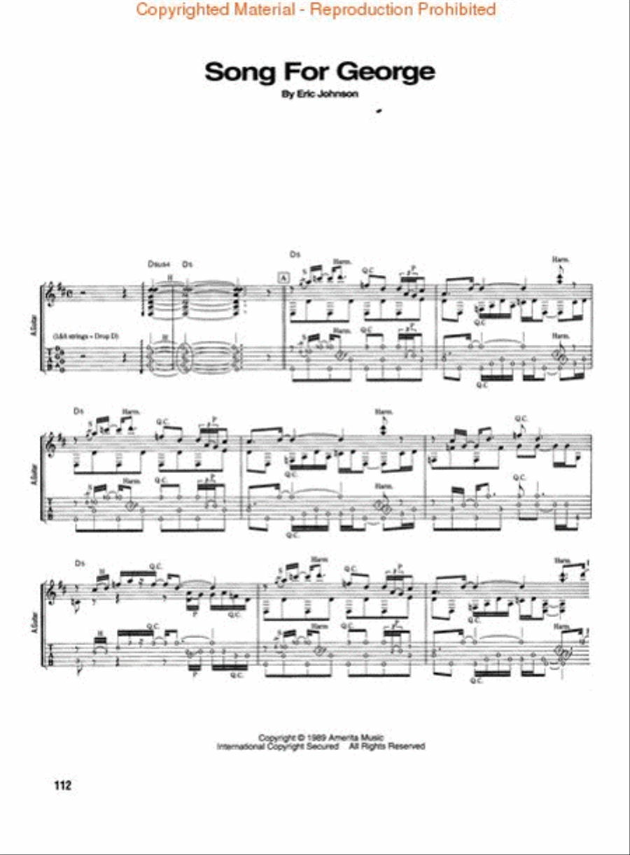 Eric Johnson - Ah Via Musicom scores gallery preview page 4