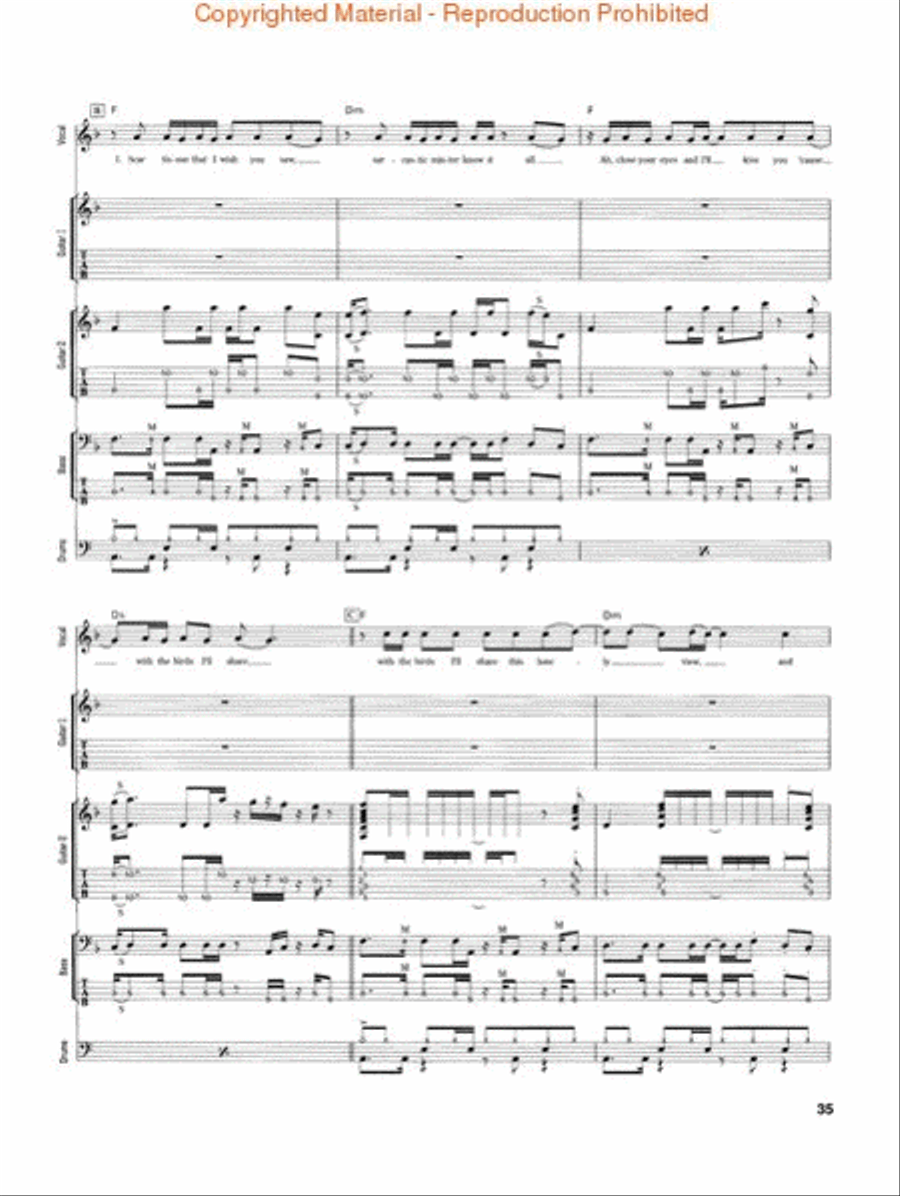 Californication Electric Guitar scores gallery preview page 5