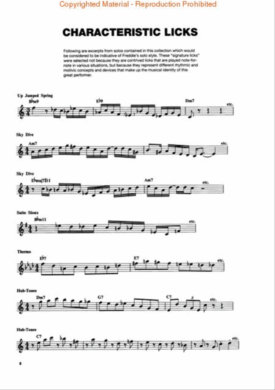 Freddie Hubbard Trumpet Solo scores gallery preview page 2