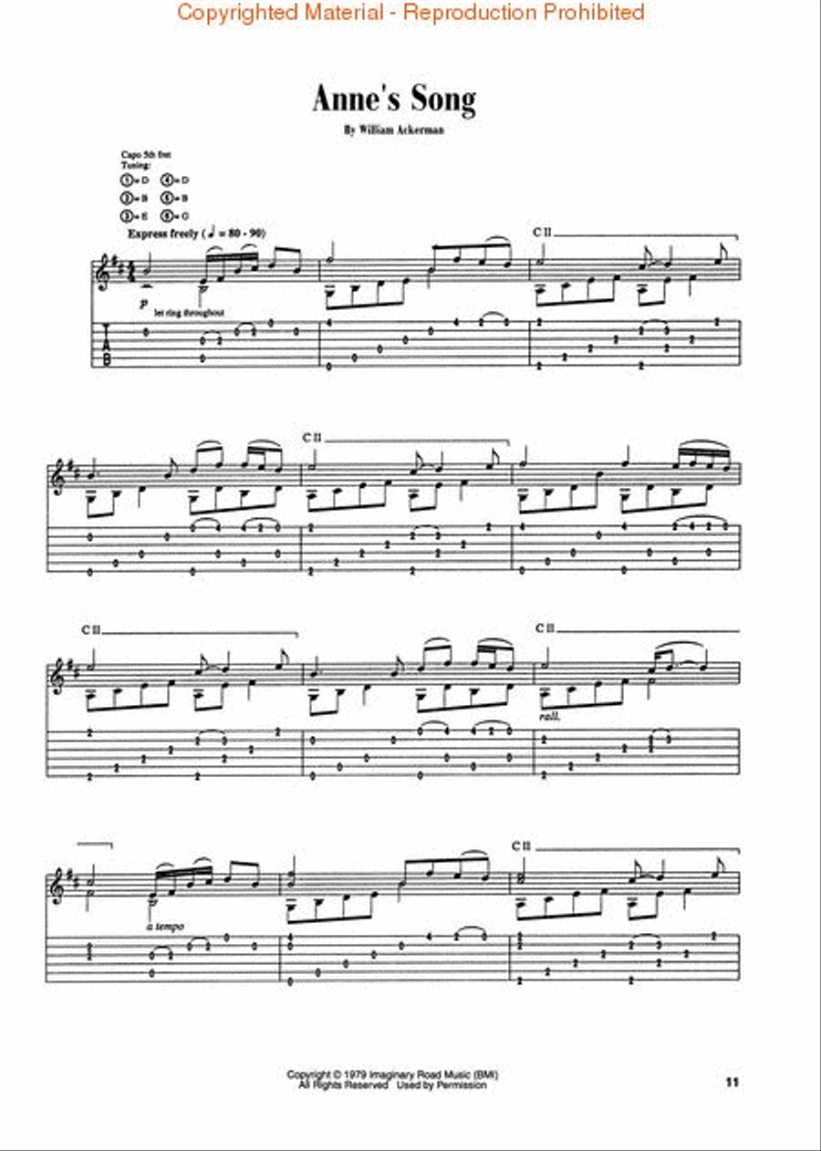 The Will Ackerman Collection Electric Guitar scores gallery preview page 2