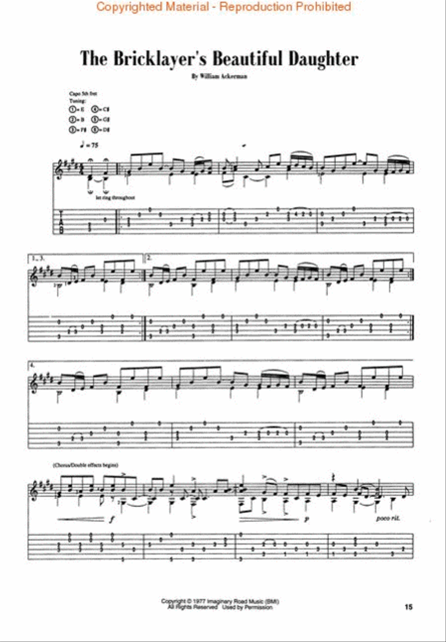 The Will Ackerman Collection Electric Guitar scores gallery preview page 3