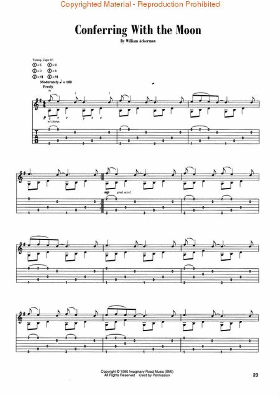 The Will Ackerman Collection Electric Guitar scores gallery preview page 4