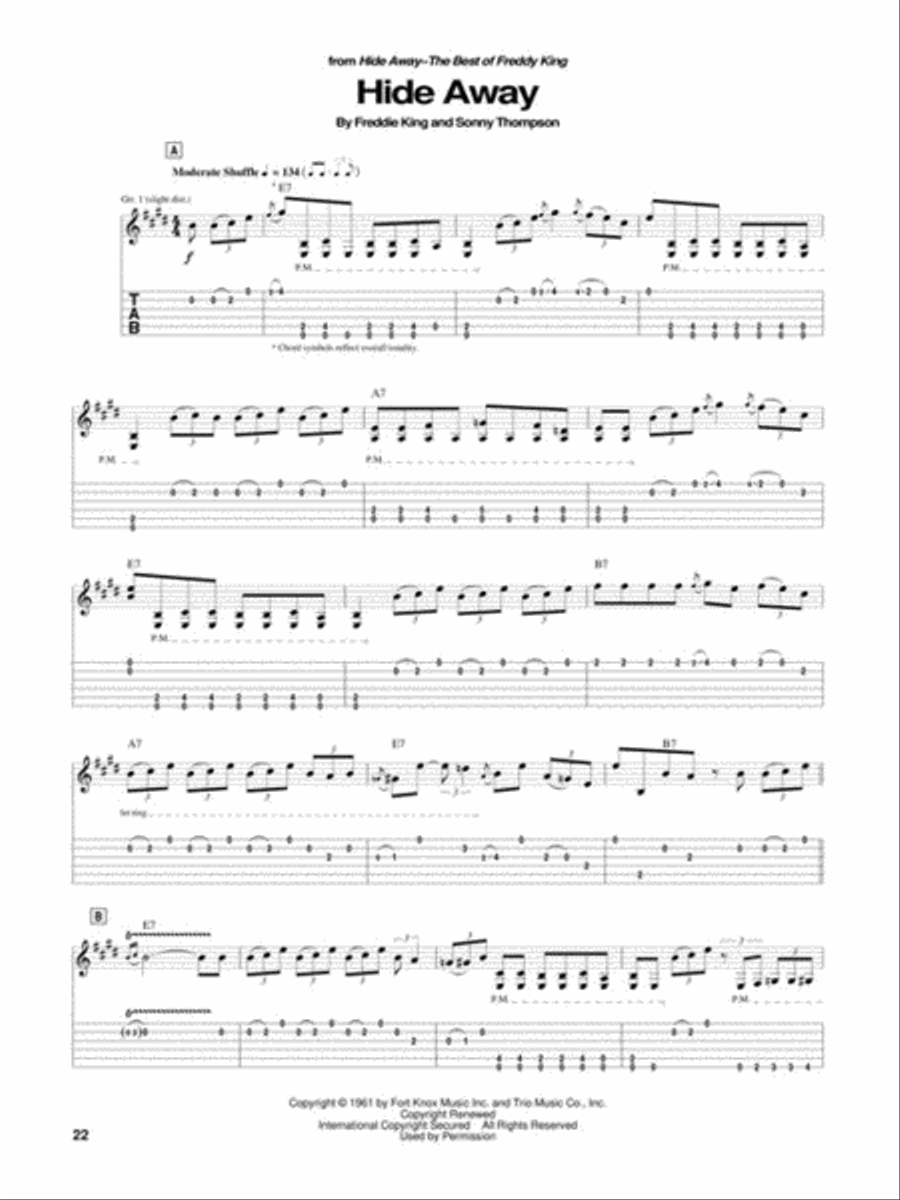 The Freddie King Collection Electric Guitar scores gallery preview page 4