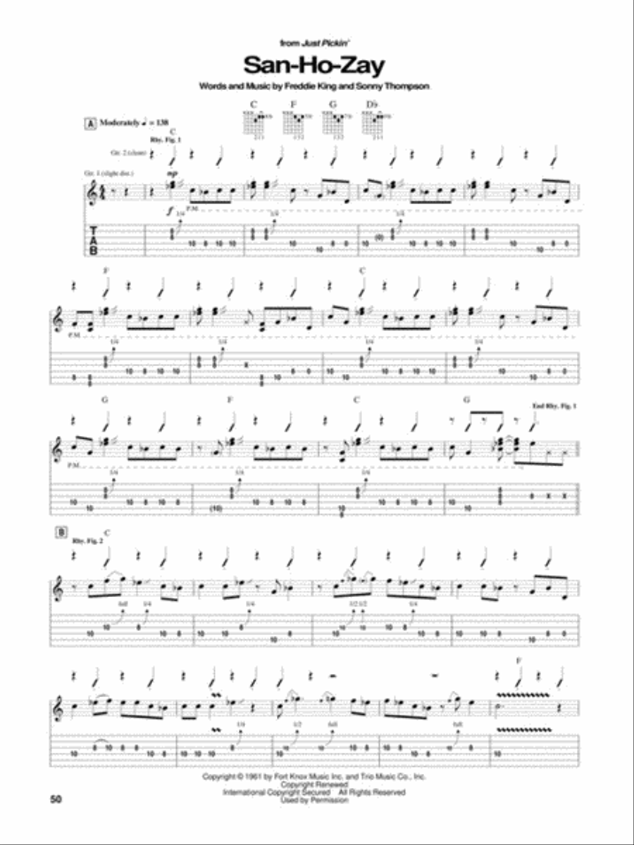 The Freddie King Collection Electric Guitar scores gallery preview page 5