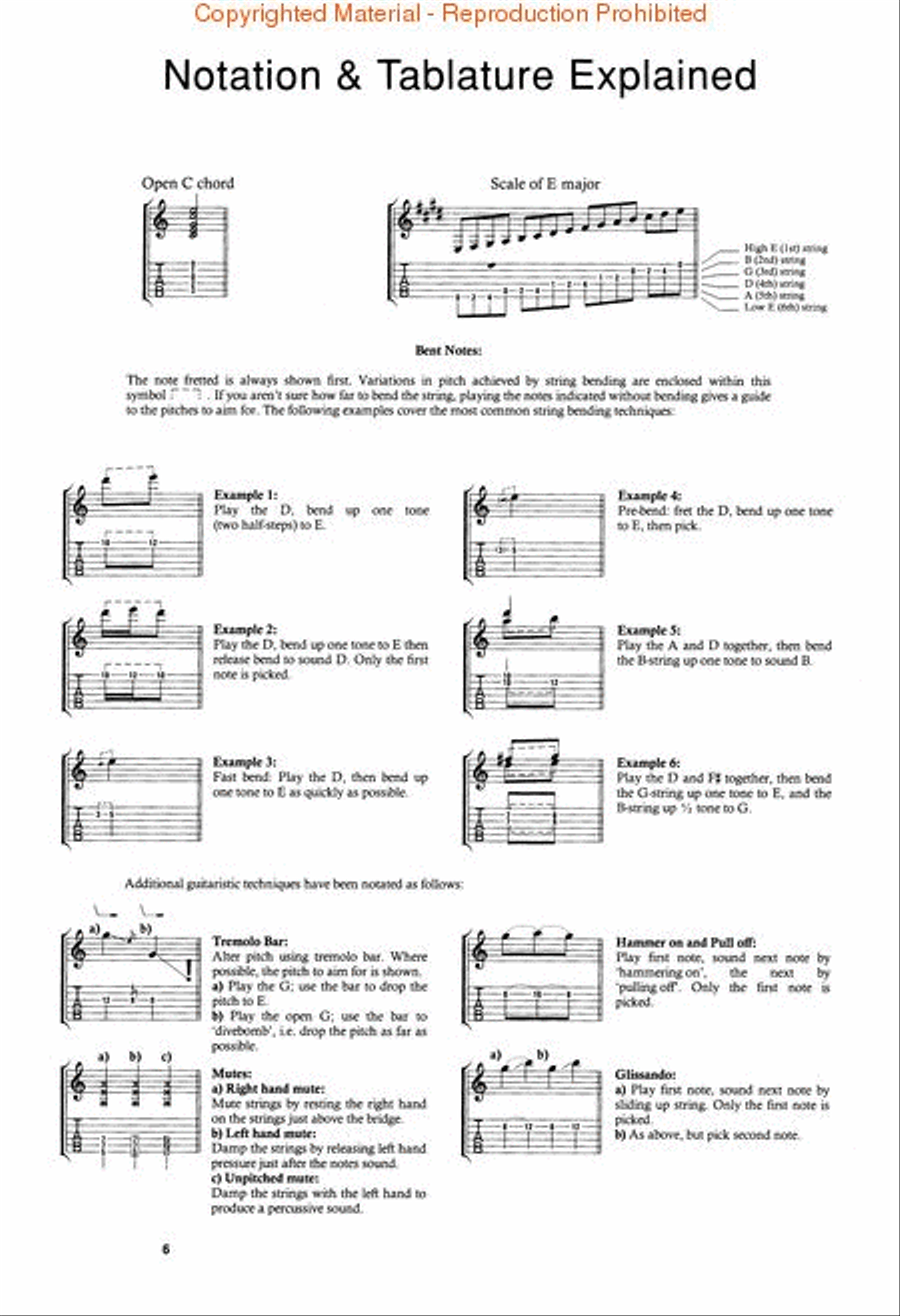 Oasis – Definitely Maybe Oasis – Definitely Maybe Electric Guitar scores gallery preview page 2