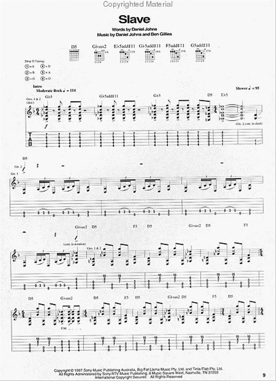 Freak Show Electric Guitar scores gallery preview page 3