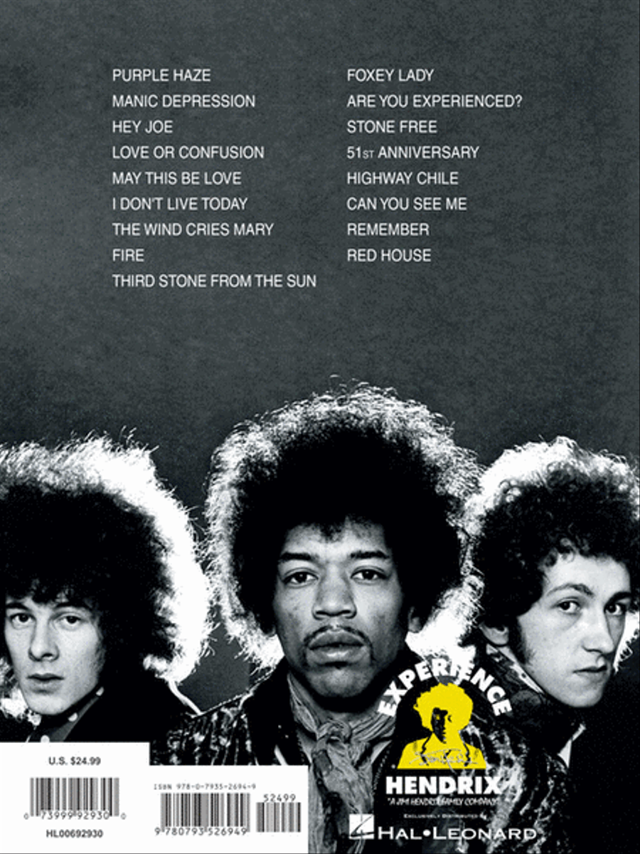 Jimi Hendrix – Are You Experienced? Guitar Tablature scores gallery preview page 8